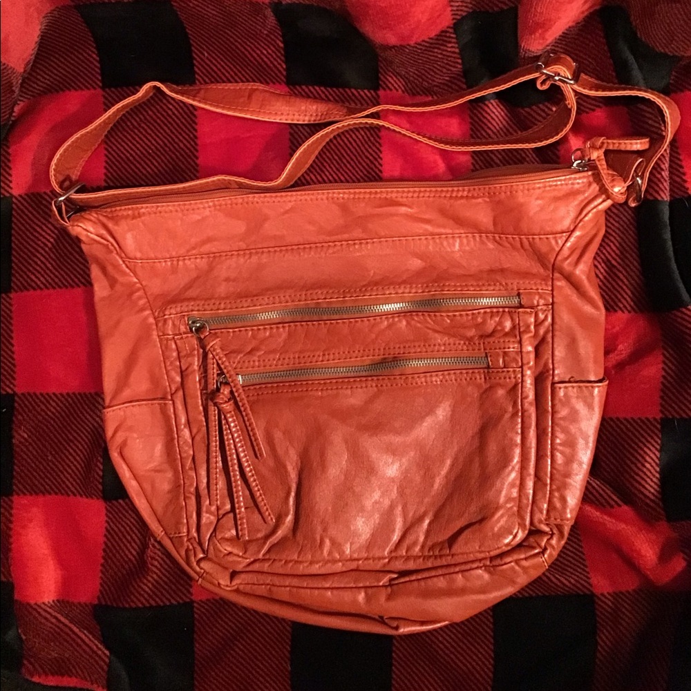 Bueno Orange Crossbody Bag